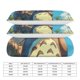 thumbnail image 2 of x349 My Neighbor Totoro Bed Duvet Cover Microfiber Bedding Sets 3D Printed Lightweight 3 Piece Comforter Sets, 1 Duvet Cover And 2 Pillow Shams for Kids Boys Girls 90"x90" jn349, 2 of 5