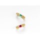 thumbnail image 4 of Anillos de Rubí Creados para Mujer con Acabado Cepillado Anillos de Plata Esterlina 925 Anillos de Boda con Circonia Cúbica Anillos de Compromiso de Oro para Mujer, 4 of 7