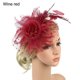 thumbnail image 1 of Elegant Tea Party Fascinator Hat for Women - Feather Mesh Net Veil with Feather Trim - Perfect for Weddings, Halloween Parties, and Special Occasions, 1 of 5