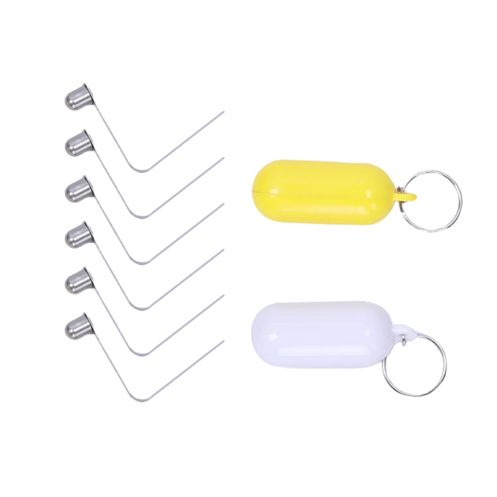 Magideal - Canoe Paddle Spring Clips De Botón A Presión, Llavero Flotante A Prueba De Agua Llavero Flotante Para Deportes Acuáticos Para Campamento, Surf, Pesca,