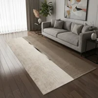 Casadeliacl - Alfombra Pasillera 3D Decorativa W.M G Moderna 1.8 M 60 Cm Linea Beige Y Café