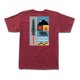 thumbnail image 2 of Polera Hombre Grizzly Griptape Trad Lightly Burgundy, 2 of 3