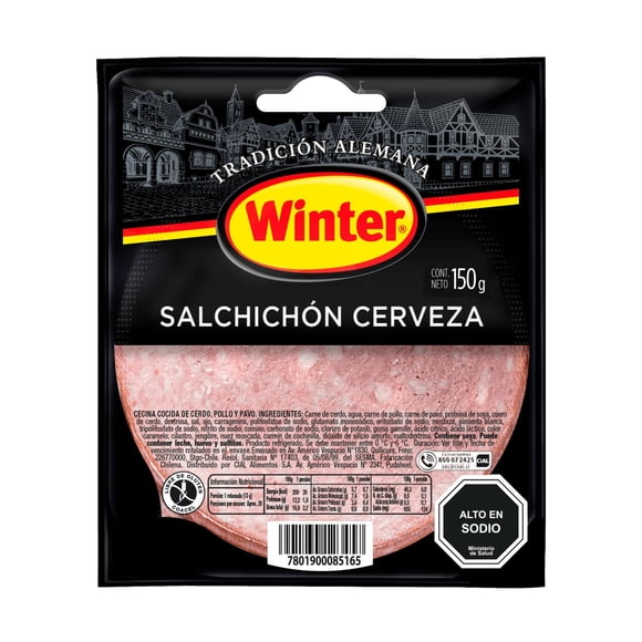 Salchichon cerveza laminado, 150 g