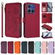 thumbnail image 3 of Funda Cartera Mariposa para [Motorola Edge 2025 5G] con Soporte y Cremallera Rojo, 3 of 6
