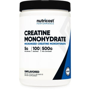 Suplemento Nutricost Monohidrato De Creatina Micronizado 500G