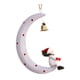 thumbnail image 5 of Colgante Navideño En Forma De Luna, Adorno Navideño De Hierro Para Regalos Navideños, Muñeco De Nieve De Luna Para Fiestas, 5 of 5