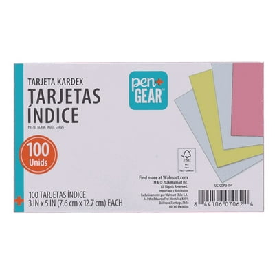 Tarjeta Índice Blanco  Pen&Gear