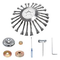 Magideal - Reemplazo Del Cabezal De Corte De La Cabeza Del Cepillo De Malezas De Alambre De Acero Giratorio, Herramientas Eléctricas De Jardín De Excavación De 10 Pulgadas