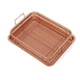 thumbnail image 3 of Bandeja para horno acero inoxidable color cobre, 3 of 8
