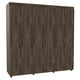 thumbnail image 1 of Closet 6 Puertas 2 Cajones Fm-012O Café Oscuro, 1 of 8