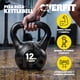 thumbnail image 3 of Pesa Rusa Kettlebell 12kg Overfit Entrenamiento PVC Cemento Asa Ergonómica, 3 of 3