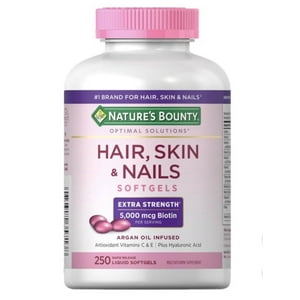 Complementa 250 Cápsulas Blandas Para Cabello, Piel Y Uñas De Nature'S Bounty