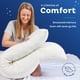 thumbnail image 4 of Almohada Corporal Blanca Con Espuma Viscoelástica Triturada, 4 of 9