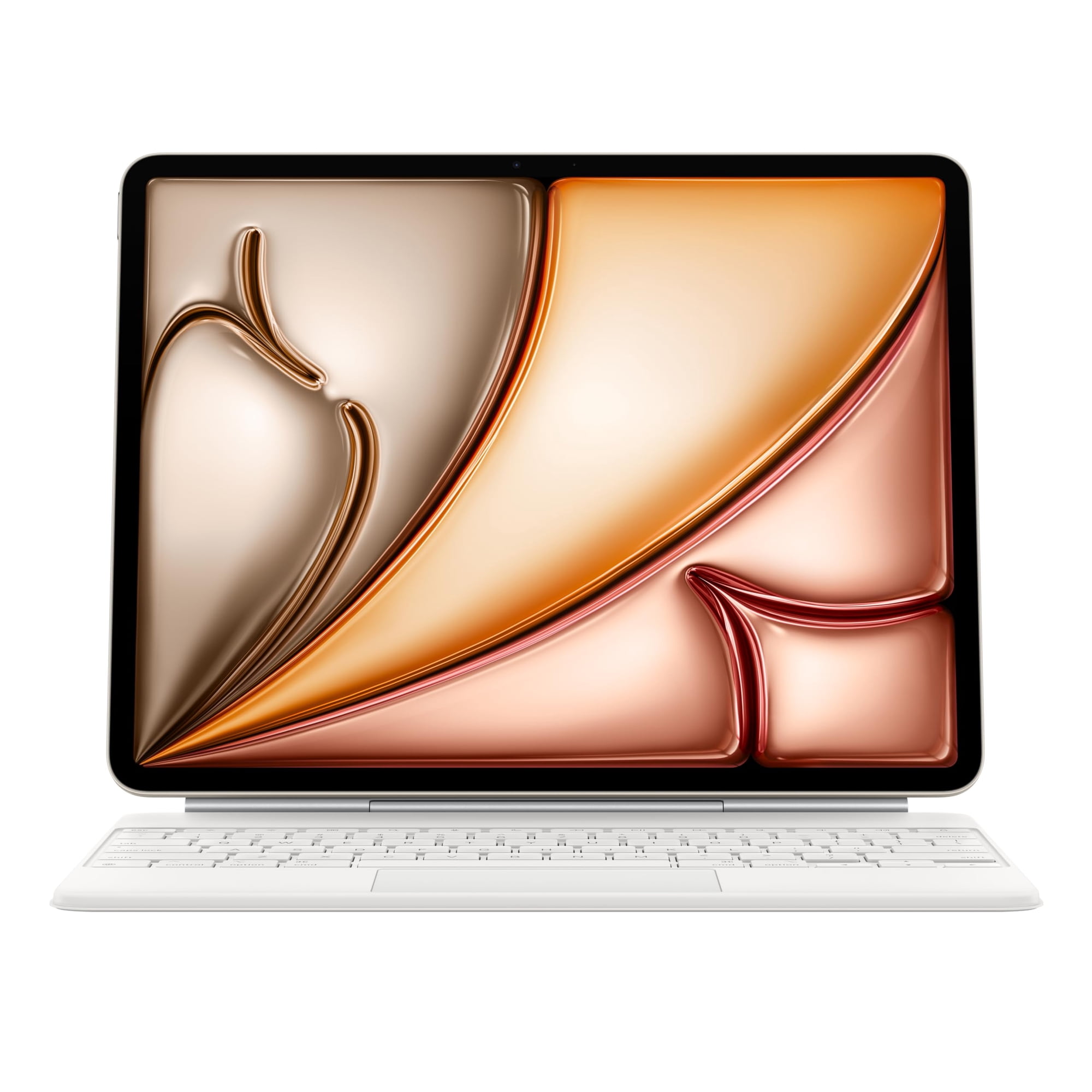 Funda Con Teclado Apple Magic Para Ipad Air De 13 Pulgadas, Color Blanco