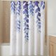 thumbnail image 1 of Conjuntos de Cortina de Ducha con Estampado de Plantas REGALWOVEN, Ganchos Incluidos, Lavable a Máquina, Cortina Impermeable para Baño Azul 71"W x 71"L, 1 of 7