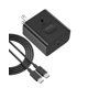 thumbnail image 1 of Cargador USB‑C Huntkey 45 W Carga Rápida con Cable de 5 A, 1 of 9
