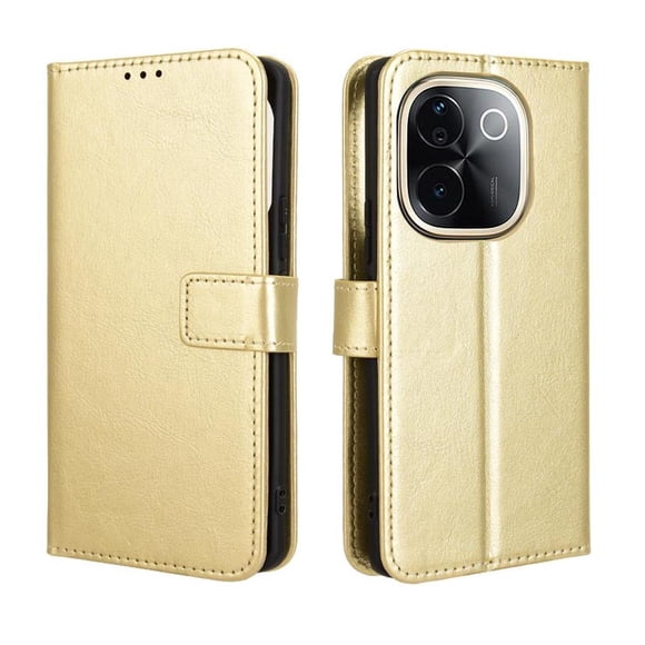 Funda tipo libro para iQOO Z9S Pro 5G, cartera todo‑en‑uno, funda multifuncional con tarjetero y correa de muñeca desmontable