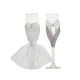 thumbnail image 1 of 2 Copas De Champán Para Boda, Cristalería Decorativa Para El Hogar, Tostadas Para Novios, Estilo A, 1 of 5