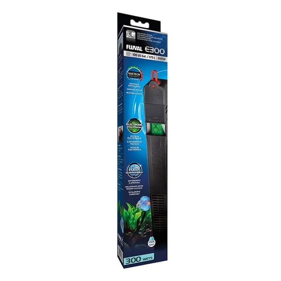 Calentador de acuario Fluval E 300W electrónico con control de temperatura