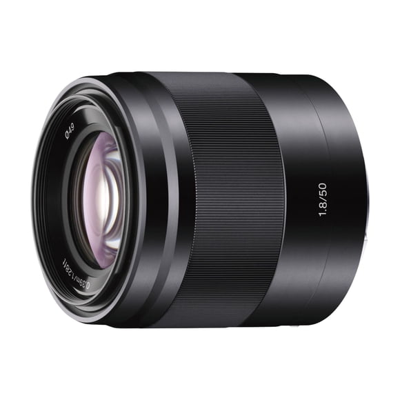 Lente Sony E 50 mm F1.8 OSS Portrait (SEL50F18/B) Negra