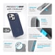 thumbnail image 3 of Funda para teléfono Speck iPhone 15 Pro Max Presidio2 Grip azul/gris/blanco, 3 of 6