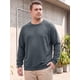 thumbnail image 4 of INSPIRE CHIC Sudadera para Hombre Grande y Alta de Manga Larga 3XL Gris Oscuro, 4 of 5