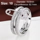 thumbnail image 4 of Anillo creativo de tres colores, anillo desmontable, personalidad femenina, microincrustaciones, anillo de pin de circonita AAA, 4 of 5