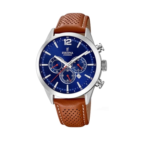 Reloj F20542/3 Festina Azul Oscuro Hombre Timeless Chronograph