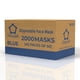 thumbnail image 2 of Mascarilla desechable Litepak, 2000 unidades, 3 capas con alambre nasal, azul, 2 of 6