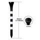 thumbnail image 2 of Tees de Golf Zivisk 83 mm Negro 100 unidades, 2 of 7
