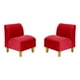 thumbnail image 1 of Set Poltrona Soft 1C Felpa 01 Rojo, 1 of 5