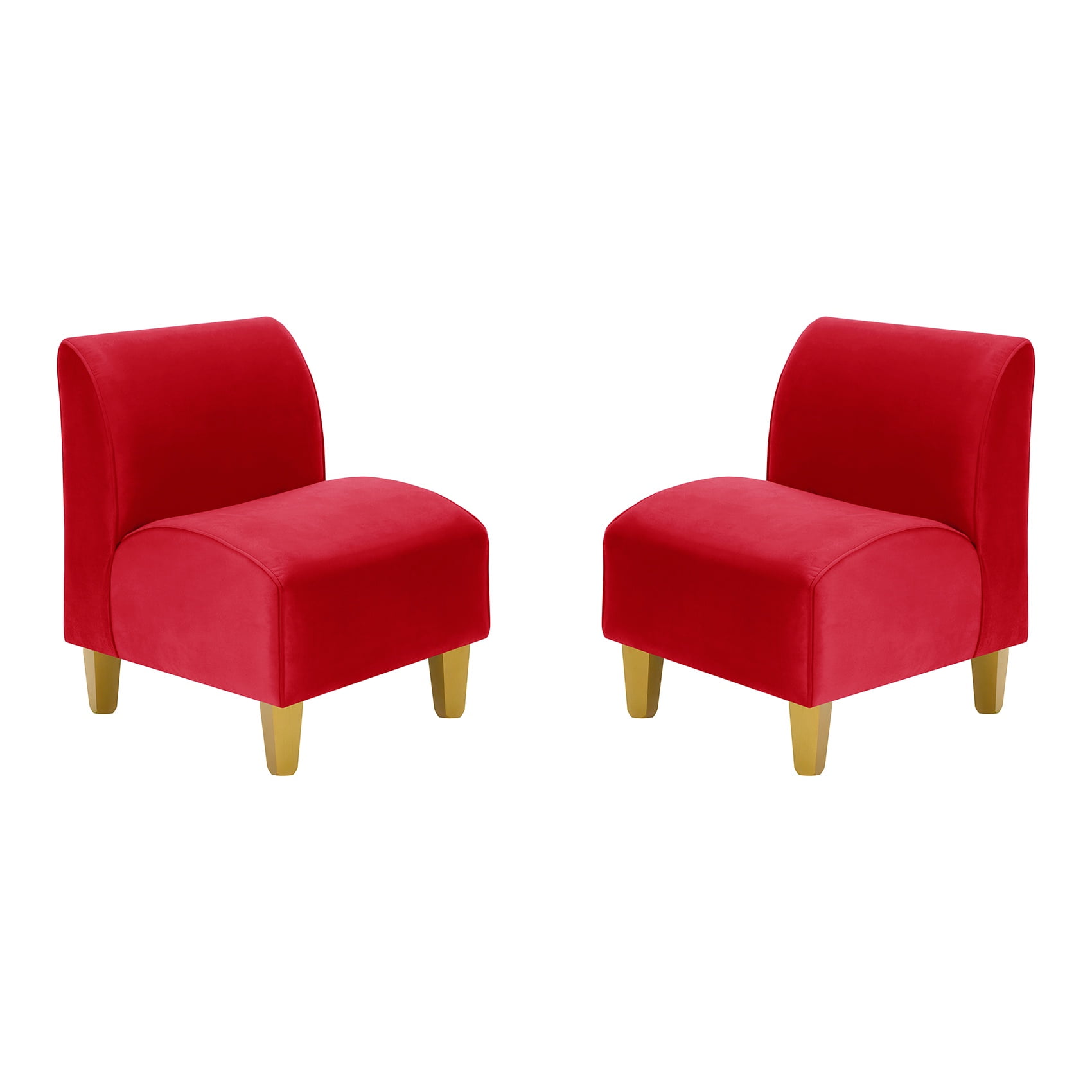 Bodevir - Set Poltrona Soft 1c Felpa 01 Rojo