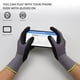 thumbnail image 3 of Guantes de trabajo LOCCEF, microespuma, recubiertos de nitrilo, 6 pares, color gris 9/L, 3 of 8