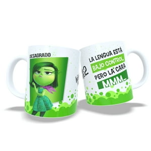 Arumistorechile - Tazon Taza Colección Intensamente 2 Frases - Desagrado