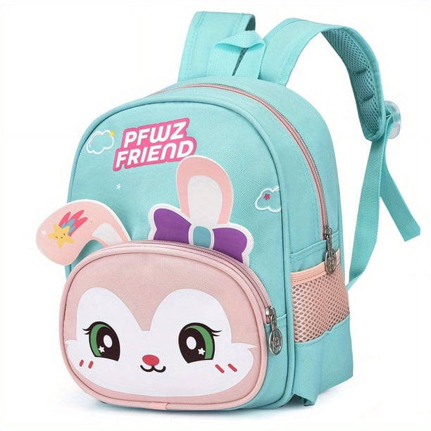 Children's Backpack Cartoon Tiger Rabbit Schoolbag Suitable For Aged 1-6 Kids Schoolbag Lightweight Backpack