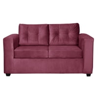 Colbox - Sofá Nova 2 Cuerpos Felpa Burdeo
