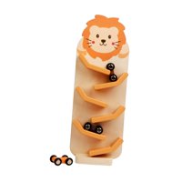 Magideal - Rampa De Autos Race De Juguete Casa De La Mano Coordinación Del Ojo De La Mano Toy Zig Zig Tobogán Para Niños Del Jardín De Infantes 3 4 5 6 Regalo De Patrón De León