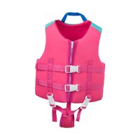 Magideal - Chaleco Salvavidas Para Niños, Ideal Para Surfear, Kayak Y Pescar, Talla S, Color Rosa