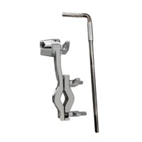 Magideal - Abrazadera Para Cencerro Soporte De Montaje Para Percusión De Cencerro Con Varilla En L Soporte De Metal Para Cencerro Para Baterista De Instrumentos