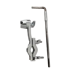 Magideal - Abrazadera Para Cencerro Soporte De Montaje Para Percusión De Cencerro Con Varilla En L Soporte De Metal Para Cencerro Para Baterista De Instrumentos