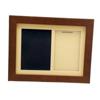 Bothyi - Marco De Foto Medalla Caja De Sombra Para Fútbol Fútbol Ligero De 7X9 Pulgadas Marco De Color De Té De 7X9 Pulgadas