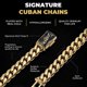 thumbnail image 3 of Collar GLD Micro Cuban 46 cm 3 mm chapado en oro de 18 k, 3 of 8