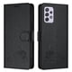 thumbnail image 1 of Funda tipo cartera FOXDOCK para Samsung Galaxy A72 4G con soporte, ranuras, RFID, diseño de gato, 1 of 5