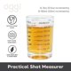 thumbnail image 2 of Vaso medidor Oggi 3 oz/90 ml Base pesada con marcas claras, 2 of 7