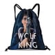 thumbnail image 1 of Rey Lobo Mochila de Cuerdas para Deportes y Gimnasio, Bolsa de Cuerdas Resistente al Agua, Bolsa Cinch, 30×40cm, 1 of 6