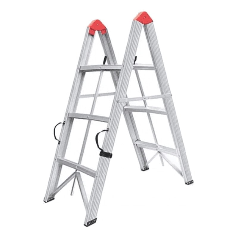 Genérico - Escalera Plegable Aluminio 3 Escalones Tipo Tijera 150kg