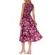 thumbnail image 3 of VESTIDO REFINADO Vestido Floral Sin Mangas para Mujer Vestido Midi de Verano Cuello Cuadrado Vestido Suelto con Bolsillos XS Rojo Rosado, 3 of 6