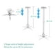 thumbnail image 3 of Soporte Proyector Techo Con Brazo Extensible 30 A 60cm Metal, 3 of 3