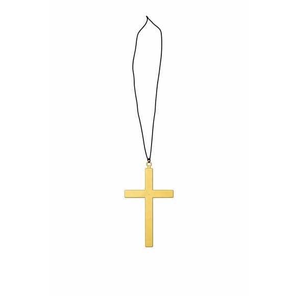 Collar Vaulted Skulls 23 cm Cruz de Sacerdote Dorada