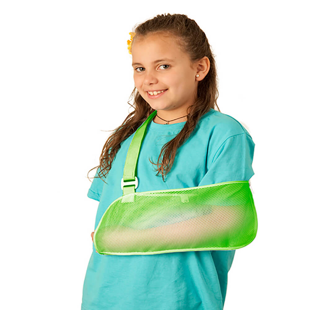 Cabestrillo Color Verde Para Niños De 4 A 6 Años-Blunding